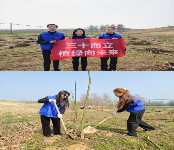 三十而立，植绿向未来——新华人寿芜湖中支开展植树节主题活动